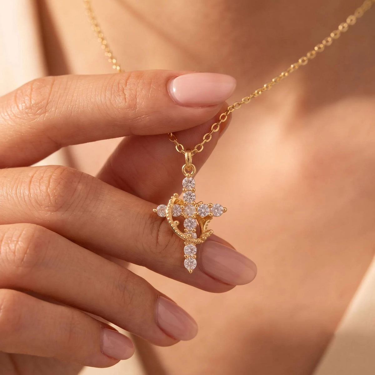 The Strength Within – Cross Necklace